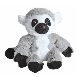 ¿Buscas un compañero tierno? No busques más que el lémur de cola anillada Hug'Ems Mini de Wild Republic. Este adorable animal d