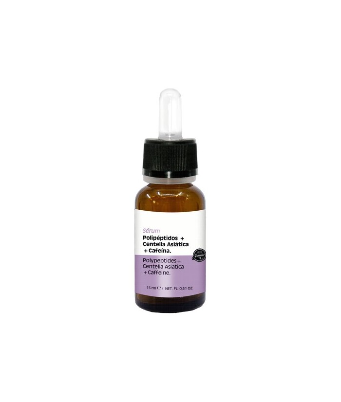 Sérum con activos que reducen los signos de fatiga y estrés. Su absorción genera una agradable sensación de tirantez y firmeza 