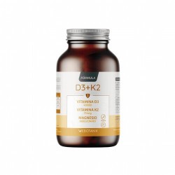 Vitamina D3 + K2 + Magnesio Fórmula es el complemento alimenticio perfecto, a base de Vitamina D3, Vitamina K2 y Magnesio, para