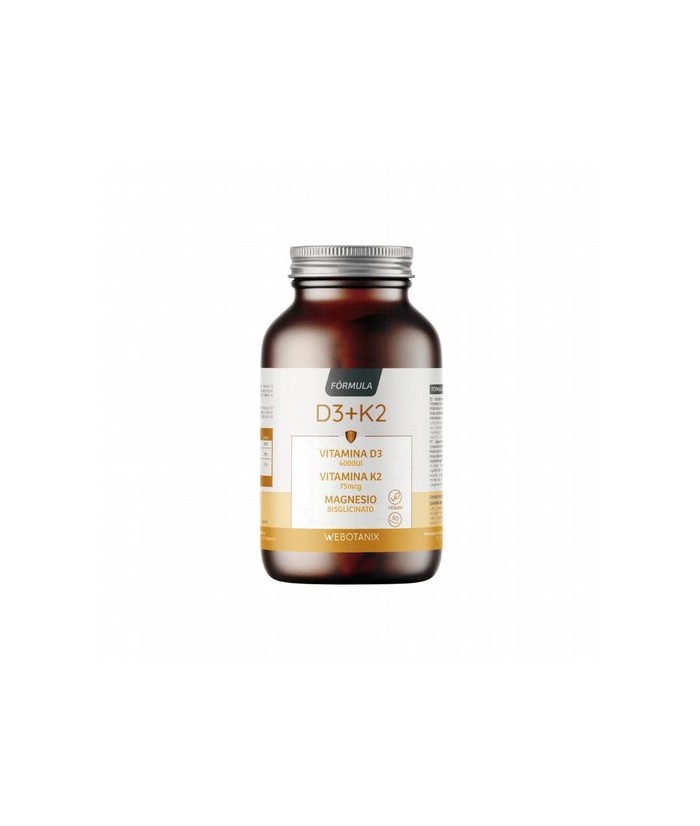 Vitamina D3 + K2 + Magnesio Fórmula es el complemento alimenticio perfecto, a base de Vitamina D3, Vitamina K2 y Magnesio, para