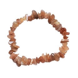 Pulsera en piedra chip pulida de Piedra Sol.