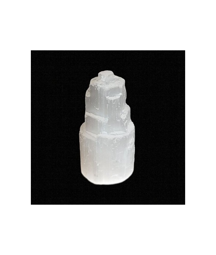 Monolito/torre de Selenita pequeña.

Tamaño: 6,5 x 3 cm aprox.