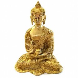 Figurina Buda en bronce.

Medida 20 cm.

Ideal para hacer un regalo especial o para la decoracion.