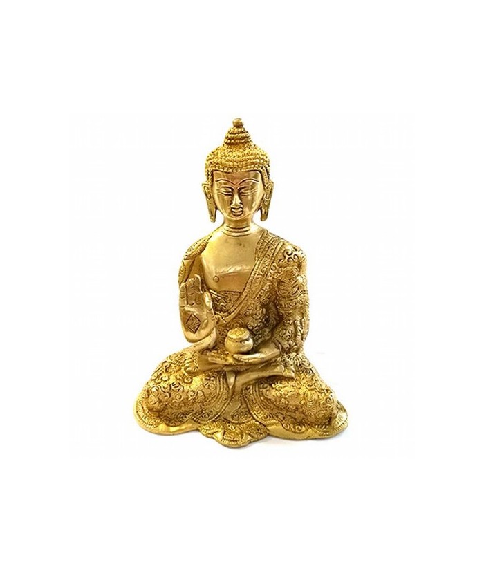 Figurina Buda en bronce.

Medida 20 cm.

Ideal para hacer un regalo especial o para la decoracion.