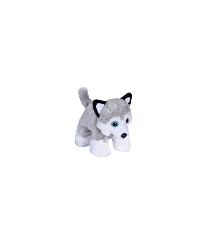 Experimente la alegría del Hug'Ems Mini Husky! Este simpático animal de peluche de Wild Republic está elaborado teniendo en cue