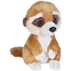 Conoce al suricato en miniatura de Hug'Ems, ¡la incorporación más adorable a tu colección de animales de peluche! Este pequeño 