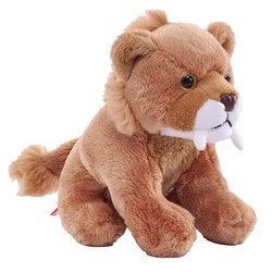 ¡Explora el pasado con el Smilodon ecológico de Pocketkins! Adéntrate en el pasado prehistórico con este peluche ecológico que 