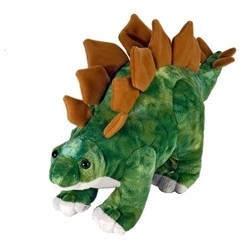 ¡Viaja a la era jurásica con el Mini Stegosaurus de Dinosauria de Wild Republic! Este pequeño peluche, inspirado en uno de los 