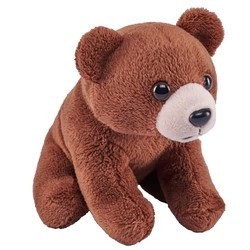 ¡Bienvenido al mundo de los abrazos ecológicos con el oso marrón ecológico Pocketkins de Wild Republic! Este adorable juguete d