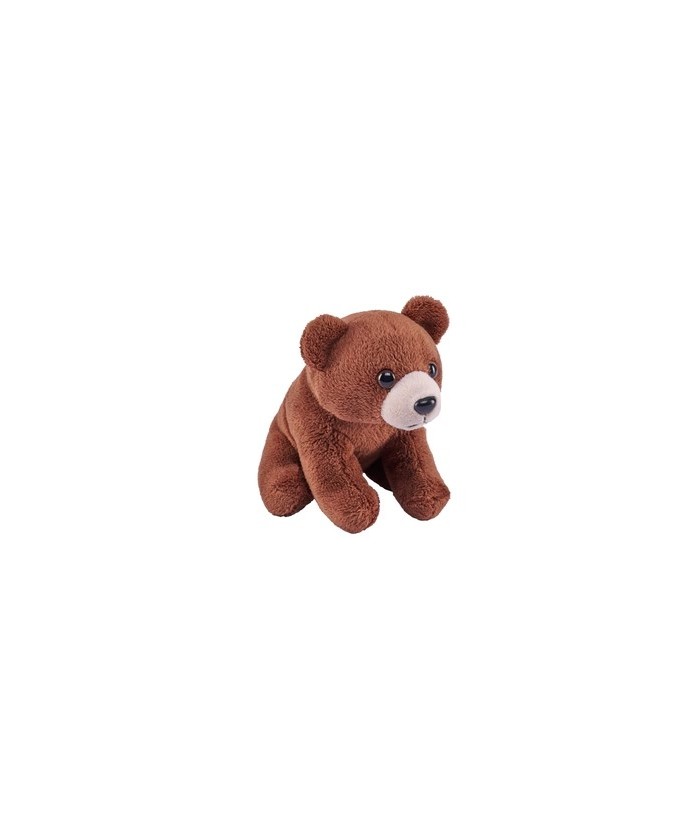 ¡Bienvenido al mundo de los abrazos ecológicos con el oso marrón ecológico Pocketkins de Wild Republic! Este adorable juguete d