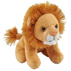¡Bienvenido al mundo de los abrazos ecológicos con el león ecológico de Pocketkins de Wild Republic! Este cautivador juguete de