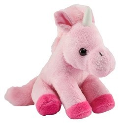 Experimente el encanto con el unicornio rosa ecológico Pocketkins de Wild Republic. Estos mini animales de peluche, elaborados 