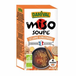ngredientes: miso* 50% (soja, arroz redondo semicompleto* sal marina atlántica sin refinar, enzima (Aspergillus Oryzae)), cilan