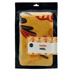 TRI.PASHMINA MIEL 180X60 CM.