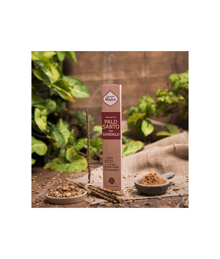 
Incienso de Palo Santo con Sándalo
Categoría: Línea de Inciensos de Palo Santo
Hecho a mano
Hecho100% de puro Palo Santo, 