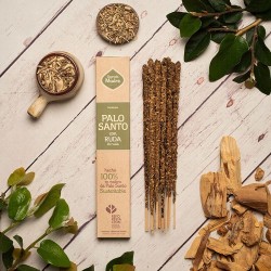 Incienso de Palo Santo con Ruda
Categoría: Línea de Inciensos de Palo Santo
Incienso Artesanal
Hecho a mano
Contenido: 8 va