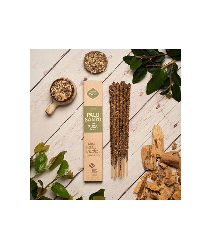 Incienso de Palo Santo con Ruda
Categoría: Línea de Inciensos de Palo Santo
Incienso Artesanal
Hecho a mano
Contenido: 8 va