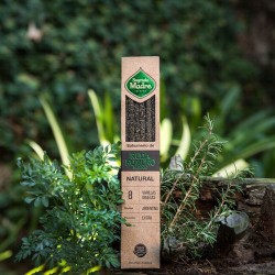 Incienso de Romero, Ruda y Olíbano Natural
Categoría: Línea de Inciensos Naturales
Hecho a mano
Hecho con romero, ruda y res