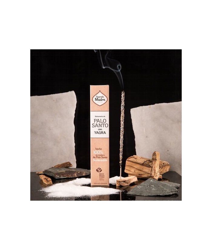 Incienso de Palo Santo con Yagra
Categoría: Línea de Inciensos de Palo Santo
Incienso de Palo Santo con Yagra

Composición: