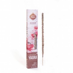 Yagra- Vainilla- Rosa
Categoría: Linea Yagra
Hecho a mano
Contenido: 8 varillas gruesas de duración extra
Duración: cada va