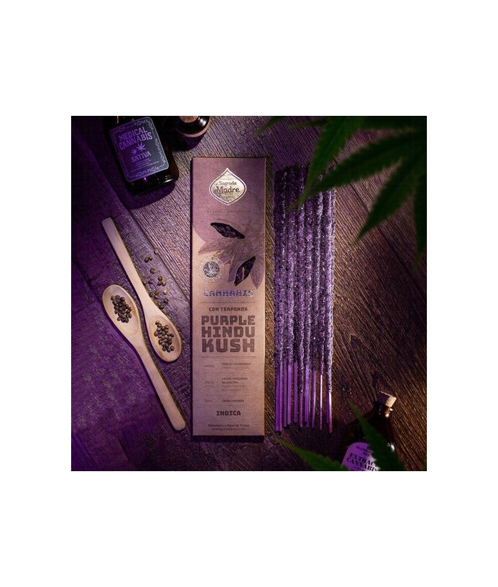 Incienso Purple Hindu Kush
Categoría: Linea Inciensos Grow Cannabis
 Incienso artesanal hecho a mano

 6 varillas de biomas