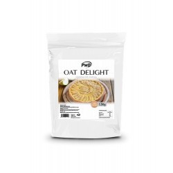 OAT DELIGHT es harina de avena especialmente cuidada por su composición, aroma y textura. La variante con aromas está edulcorad