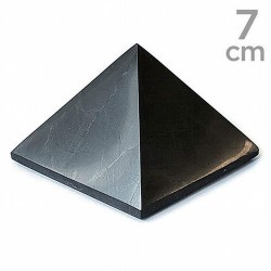 Pirámide Shungita 7 cm.

La Shungita es un carbón de alta rareza,de origen Precàmbrico.Se encuentra en estratos y vetas. Es u