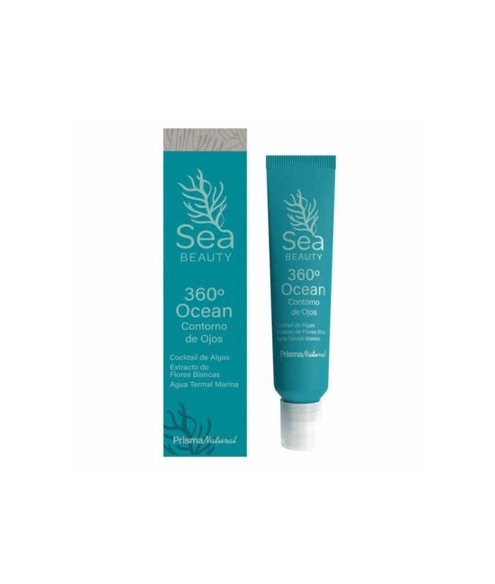 360º Ocean, 15 ml es el contorno de ojos de la línea Sea Beauty de Prisma Natural.

 

Contorno de ojos, formulado a base d