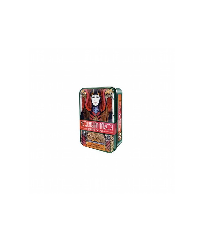 Presentada por primera vez en 1970, la cautivadora imaginería art déco de esta baraja de tarot, ahora clásica, trajo el simboli