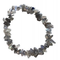 Pulsera de Labradorita en piedras chip.

Elástica.