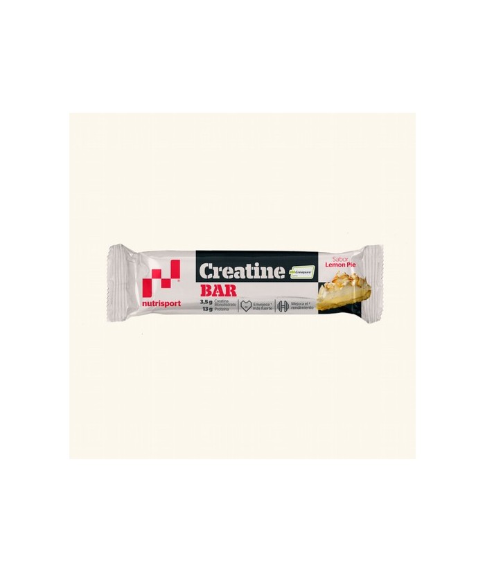 Las nuevas Creatine Bar de Nutrisport tienen 3,5 gramos de Creatina monohidrato con el sello Creapure® y 13 gramos de proteína.