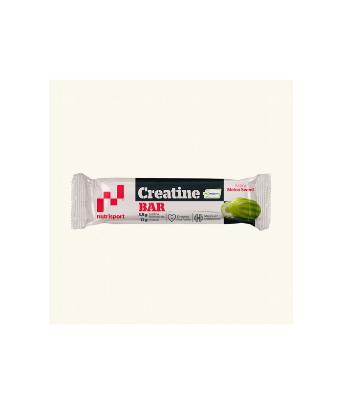 Las nuevas Creatine Bar de Nutrisport tienen 3,5 gramos de Creatina monohidrato con el sello Creapure® y 13 gramos de proteína.