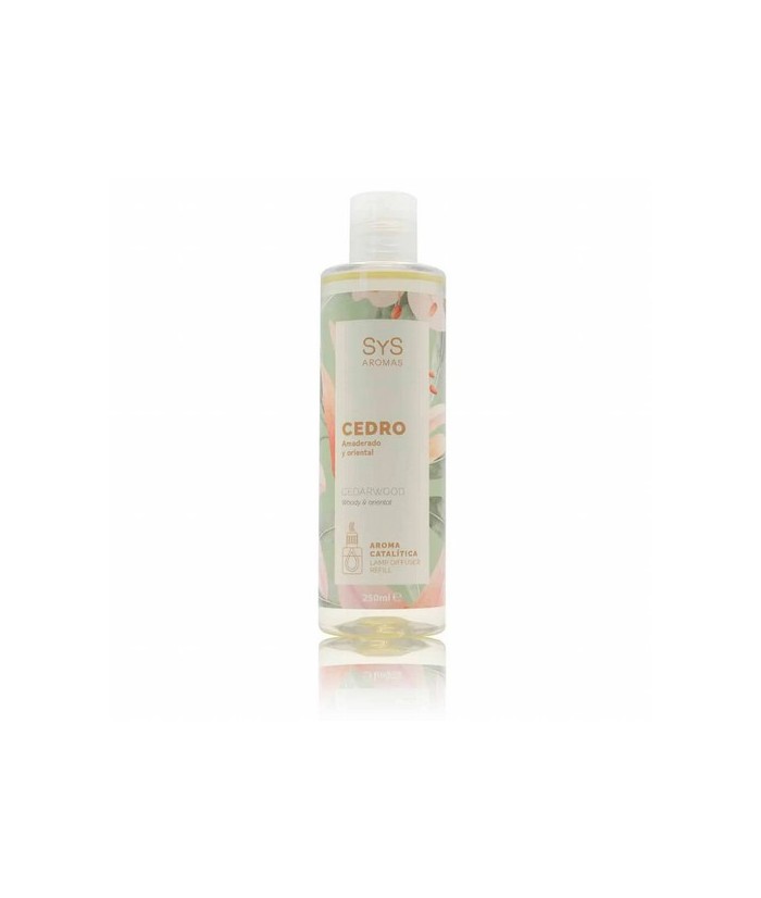 El Aroma Lampara Catalitica SYS de Cedro destaca por sus notas amaderadas y florales con toques de ambar y vainilla. Un aroma q