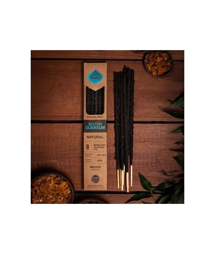Incienso de Mirra - Olíbano Natural
Categoría: Línea de Inciensos Naturales
Combinando la esencia espiritual del olíbano con 