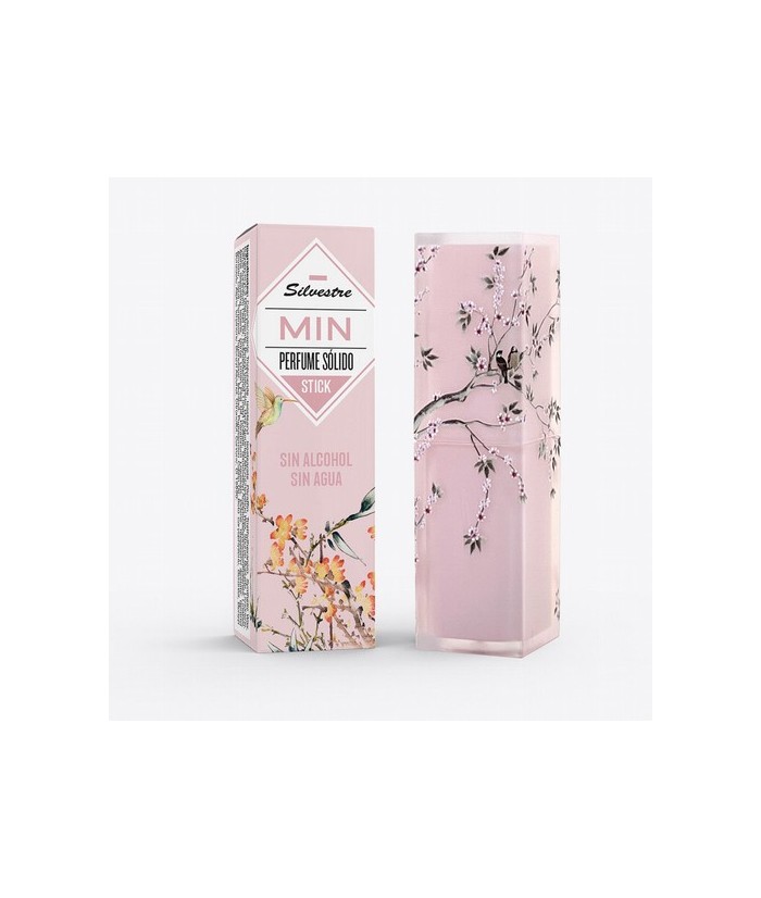 El perfume sólido Min de Silvestre te invita a explorar la tranquilidad y la calma. Con este perfume sólido en stick diseñado p
