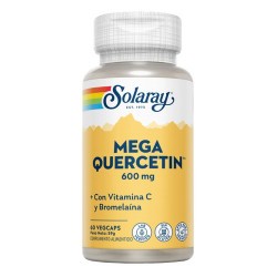 Mega Quercetin- 60 VegCaps. Sin gluten. Apto para veganos
Contenido medio (por VegCap)
Quercetin (Dihidrate)

600

mg

