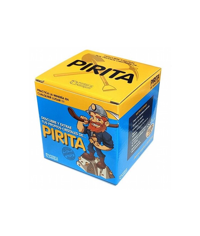 Practica la minería en cualquier lugar... Descubre y extrae tus propios cristales de PIRITA con este KIT DE MINERÍA (directamen