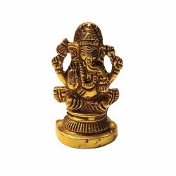 Ganesha en bronce.

Medidas: 5 cm aprox.

Peso: 70 gramos aprox.