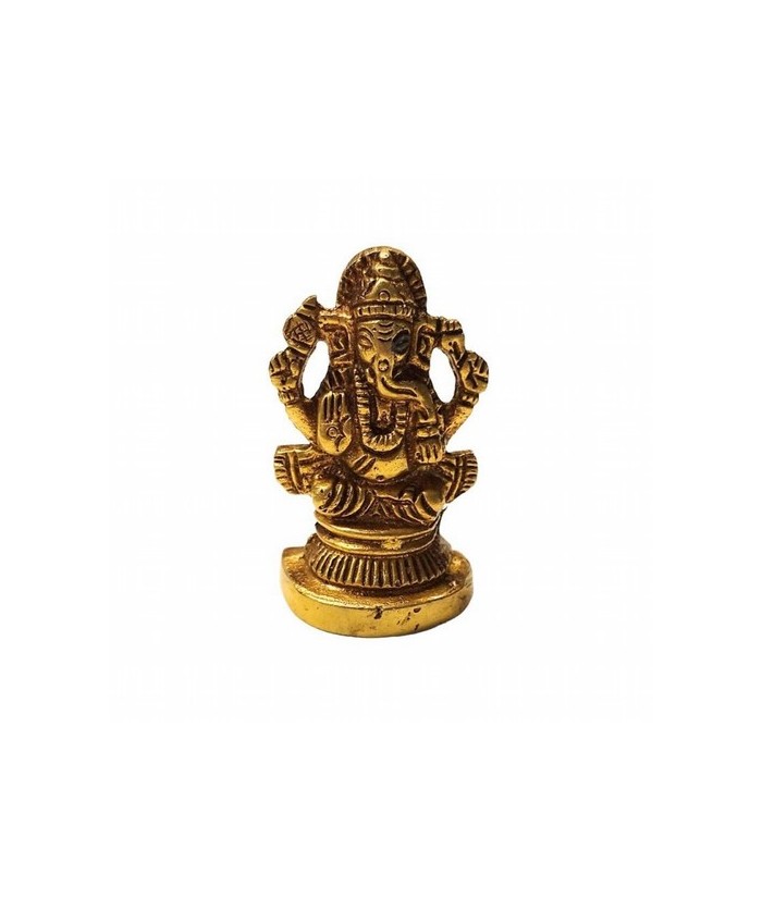Ganesha en bronce.

Medidas: 5 cm aprox.

Peso: 70 gramos aprox.