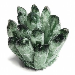 Flor Punta Cristal de Roca. Color Verde.

Medidas: 7-8 cm aprox.

Peso: 100-150 gramos aprox.

PRECIO POR UNIDAD