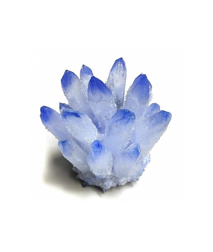 Flor Punta Cristal de Roca. Color azul.

Medidas: 7-8 cm aprox.

Peso: 100-150 gramos aprox.

PRECIO POR UNIDAD