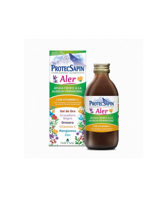 ProtecSapin® Aler. AYUDA FRENTE A LA ALERGIA PRIMAVERAL*. CON VITAMINA C que contribuye al funcionamiento normal del Sistemas I