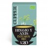 
INFUSION RESTFUL BIO, 20 BOLSAS
Ref. 604042

Ingredientes: Hinojo* 45% (hinojo amargo* 78%, hinojo dulce* 22%), Anìs* (40%