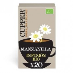 
INFUSION DE MANZANILLA BIO, 20 BOLSAS
Ref. 604043

Ingredientes: manzanilla*.
. (*)=De cultivo ecológico.