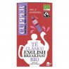 TE NEGRO ENGLISH BREAKFAST BIO, 20 BOLSAS
Ref. 604050

Ingredientes: té negro*.
. (*)=De cultivo ecológico