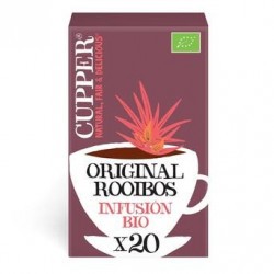 
INFUSION ORIGINAL ROOIBOS BIO, 20 BOLSAS
Ref. 604056

Ingredientes: rooibos*.
. (*)=De cultivo ecológico.