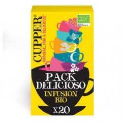 
PACK VARIADO BIO, 20 SOBRES
Ref. 604082

Ingredientes: " Snore & peace
" After dinner mints
" Lemon & Ginger (cupper ble