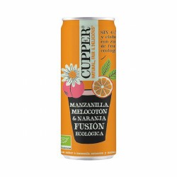 BEBIDA DE MANZANILLA, MELOCOTON Y NARANJA BIO, 250 ml
Ref. 604116

Ingredientes: agua, zumo de fruta a partir de concentrado