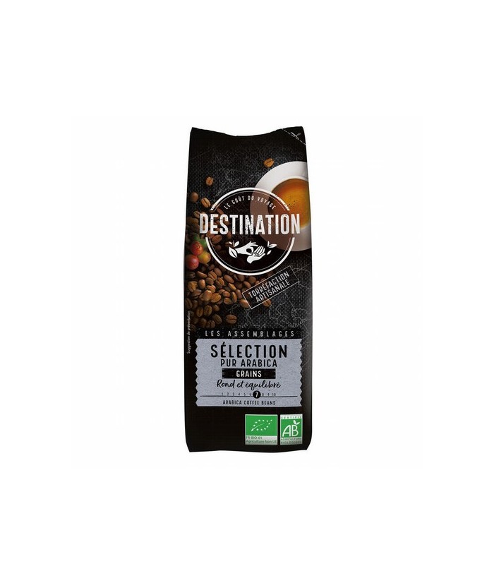 CAFE EN GRANO SELECCION 100% ARABICA BIO, 250 g
Ref. 609011

Ingredientes: café* arábica puro en grano de tueste natural.
.