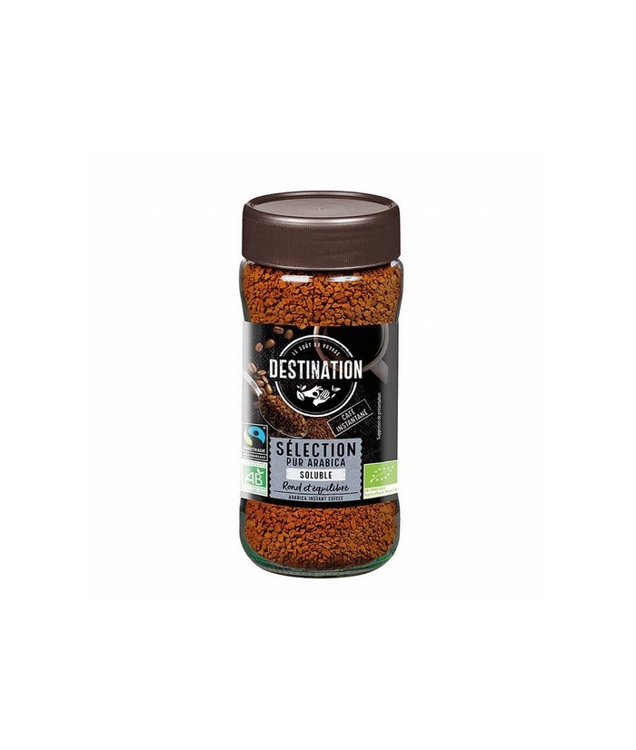 CAFE SOLUBLE ARABICA BIO, 100 g
Ref. 609042

Ingredientes: café* soluble granulado.
. (*)=De cultivo ecológico.
